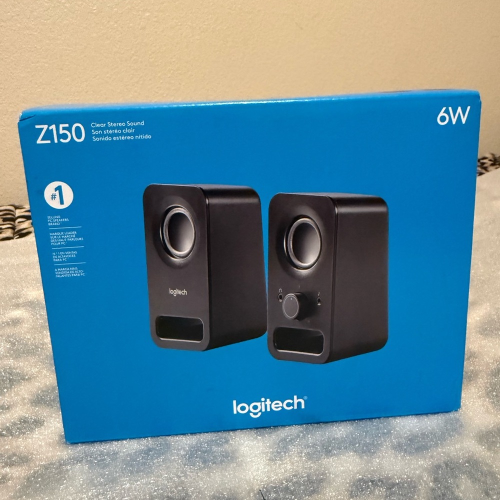 Logitech Z150 Black Stereo Speakers